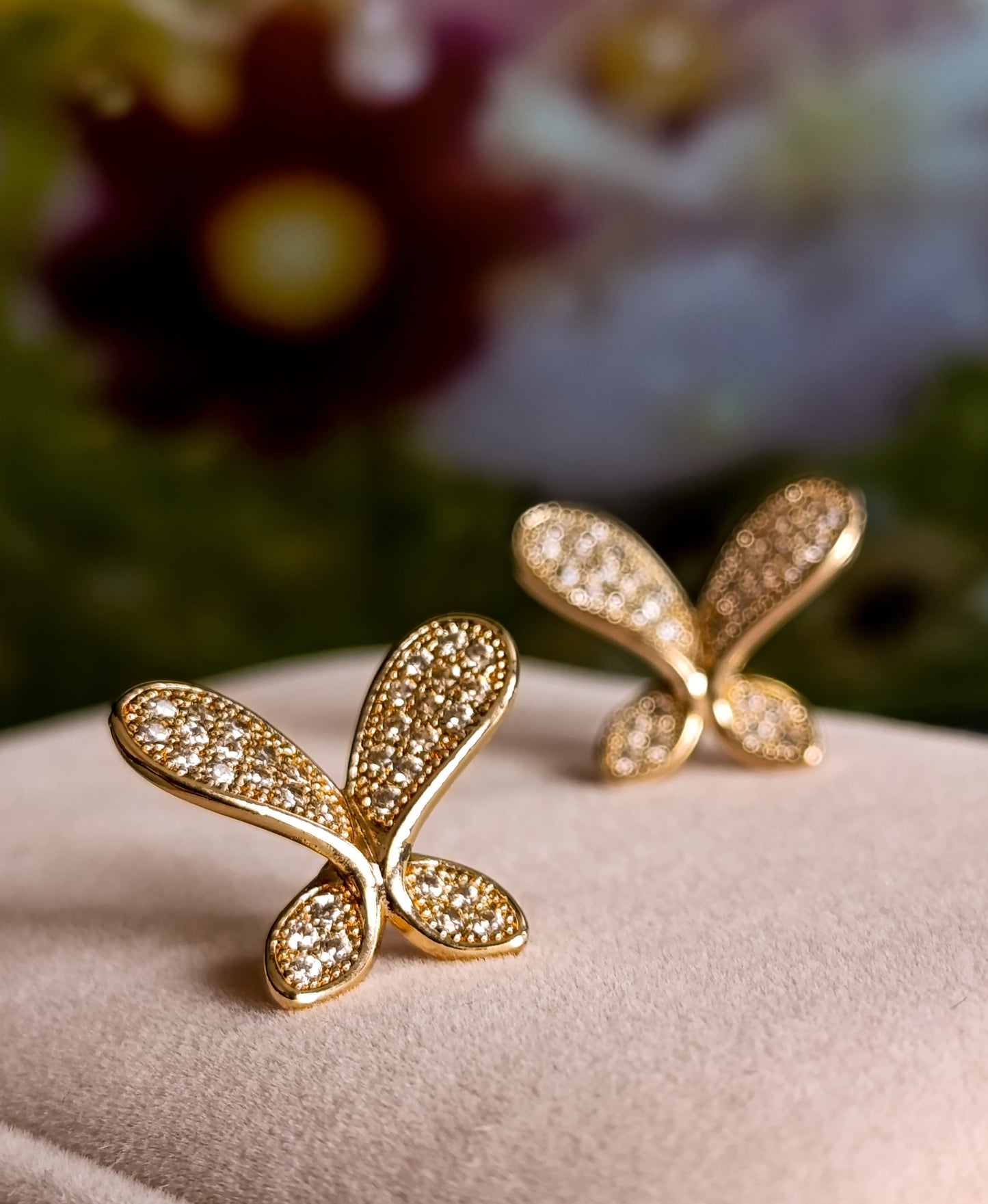 Beautiful Butterfly Necklace, Earrings